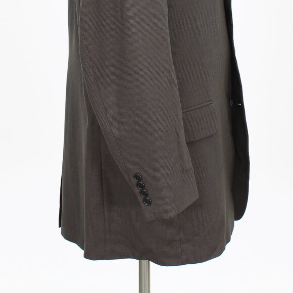 Tom James 44L 36x32 Green Houndstooth 3-Button Suit R489 - Picture 10 of 15